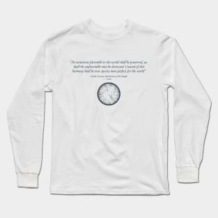 Dramatic Darwin Long Sleeve T-Shirt